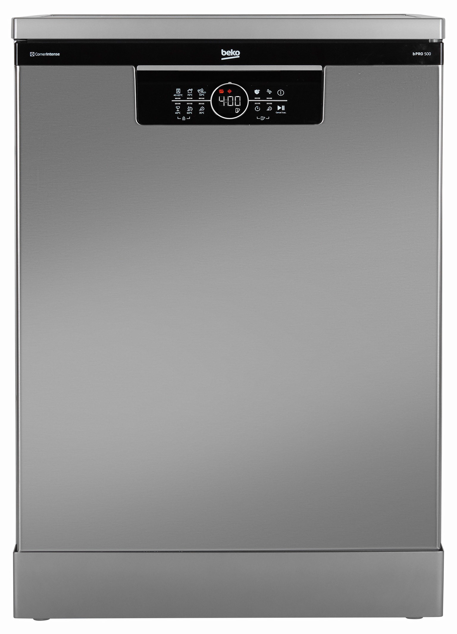 Beko BDFN36653XC Cornerintense Vrijstaande vaatwasser Grijs