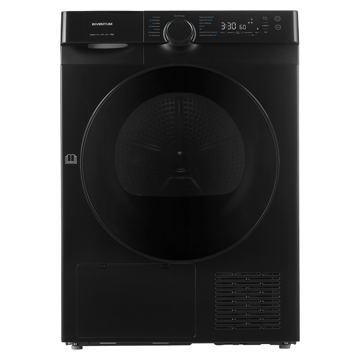 Inventum VDW8030B Warmtepompdroger Zwart