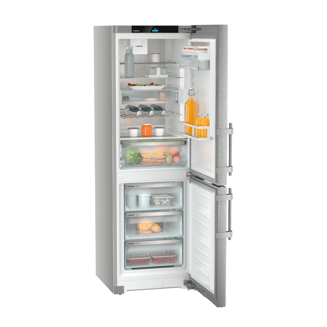 Liebherr SCNsdc 525i-22/617 Koel-vriescombinatie Grijs