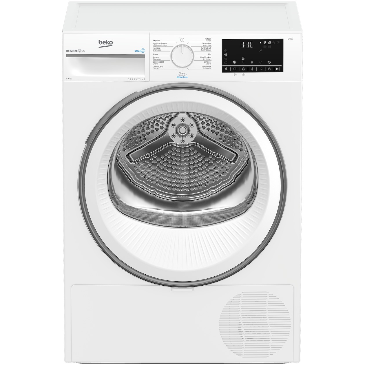 Beko B3T6823W2 SteamCure Selective Line Warmtepompdroger Wit