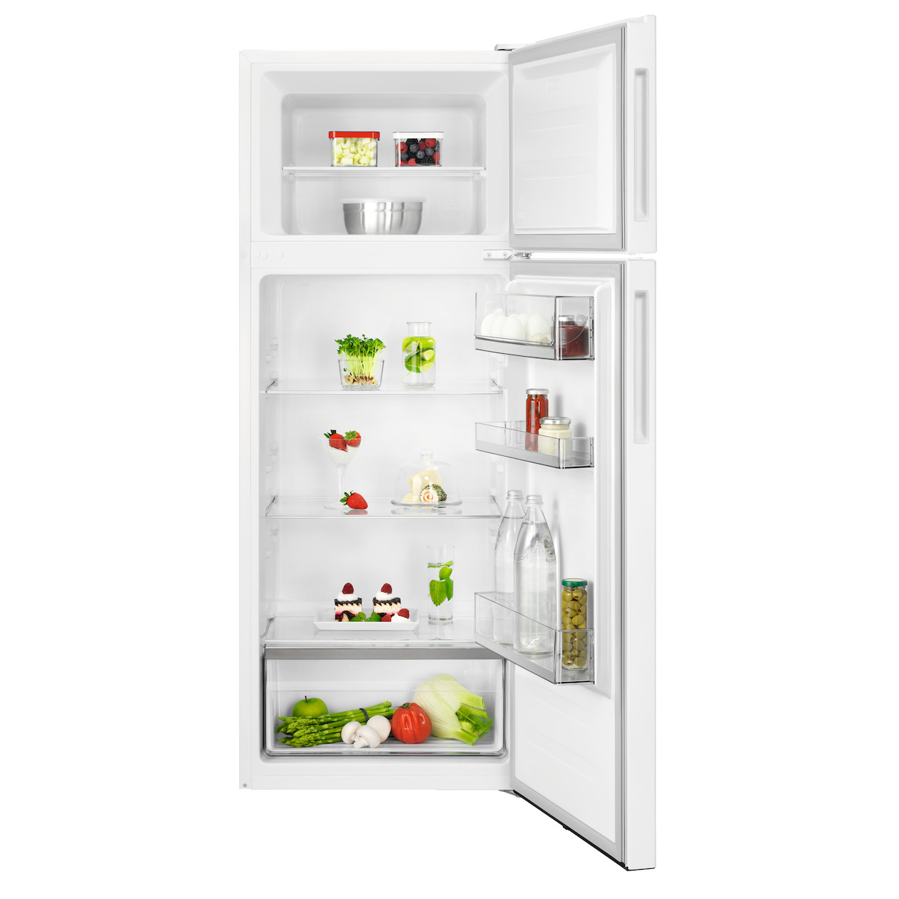 AEG RDS424E1AW Koel-vriescombinatie Wit