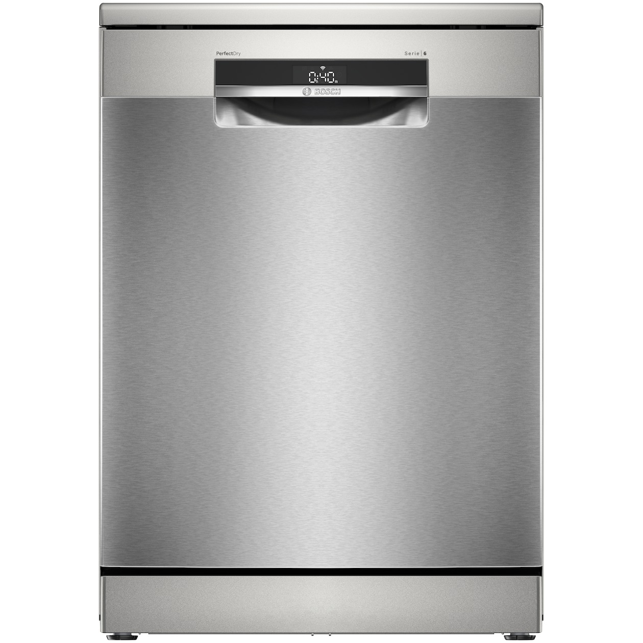 Bosch SMS6ZCI11F Vrijstaande vaatwasser Zilver