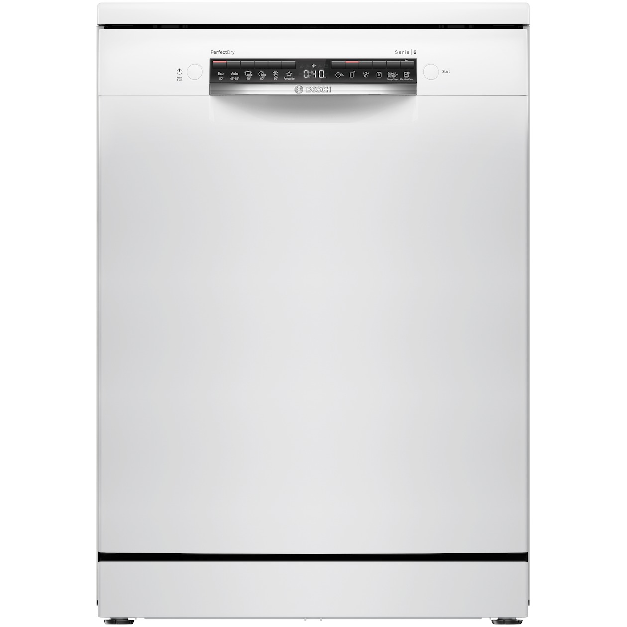 Bosch SMS6ZCW10E Vrijstaande vaatwasser Wit