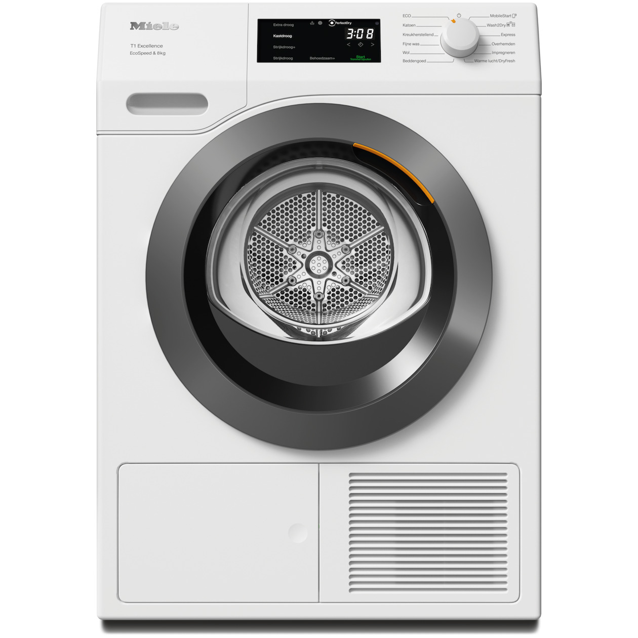 Miele TEC 655 WP Excellence EcoSpeed & Wash2Dry Warmtepompdroger Wit