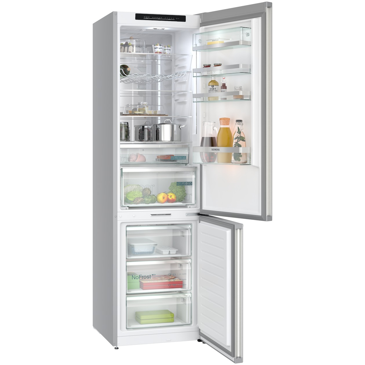 Siemens KG39NEIAF extraKlasse Koel-vriescombinatie Zilver