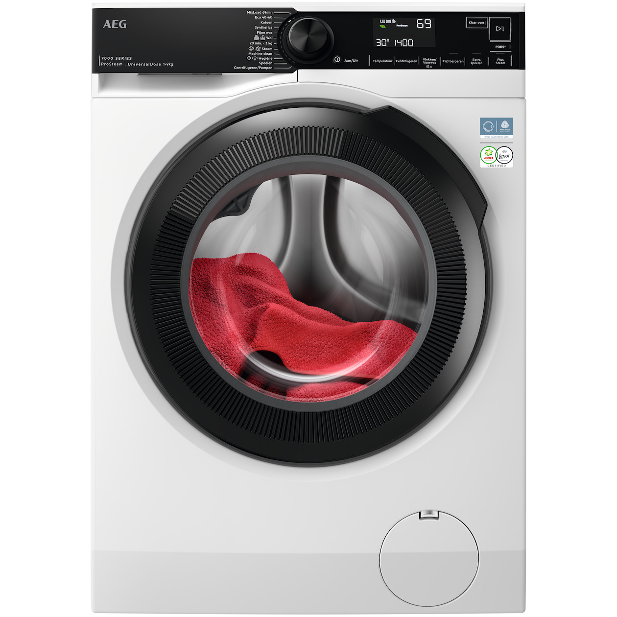 AEG LR7694EUD4 Wasmachine Wit