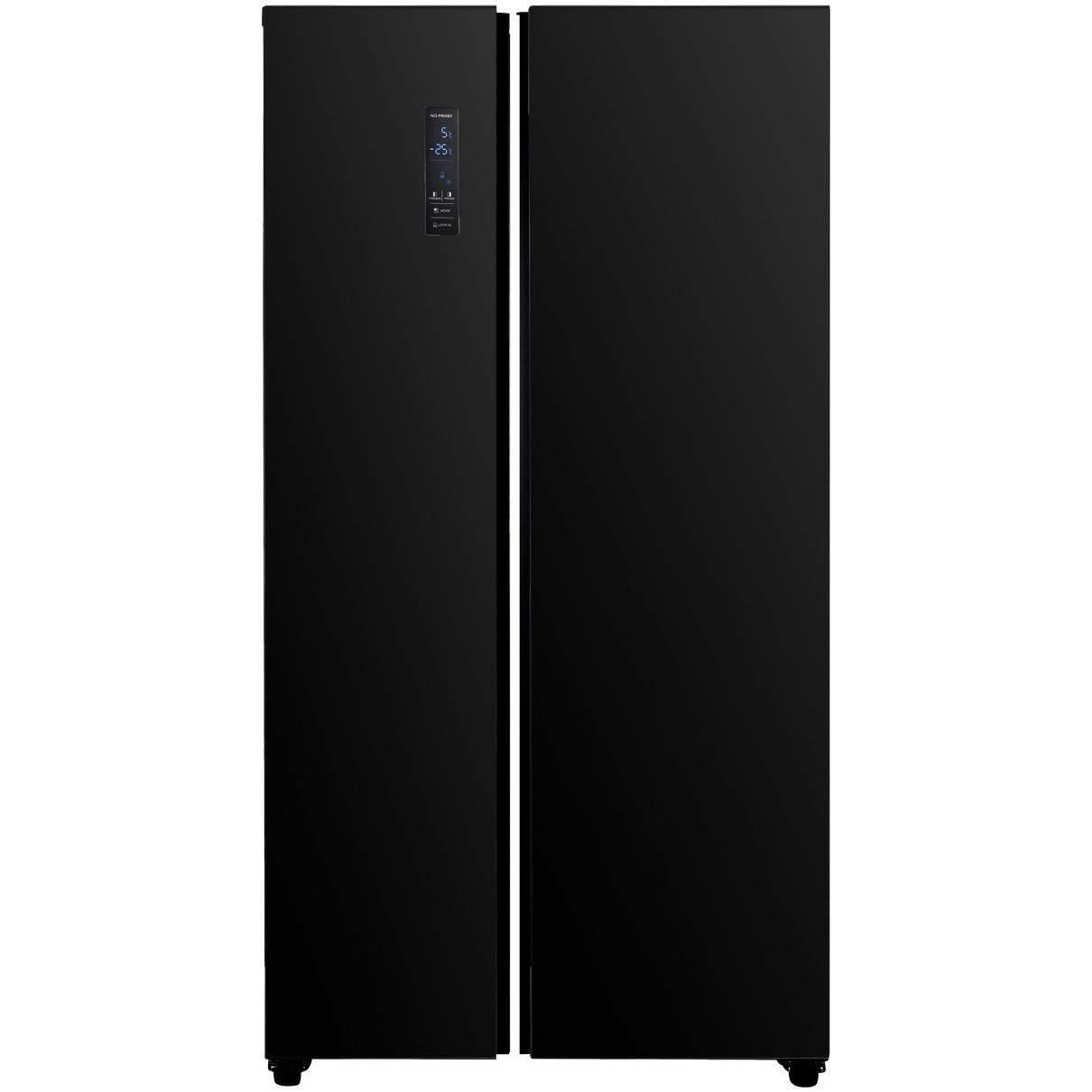 Frilec SBS236-041EB Amerikaanse koelkast Zwart