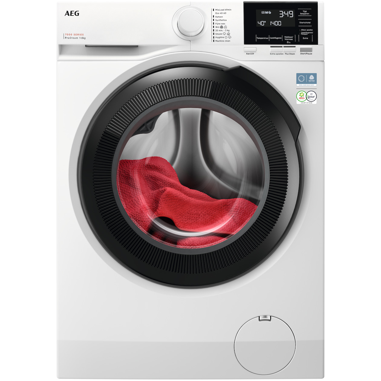 AEG LR73844 Wasmachine Wit