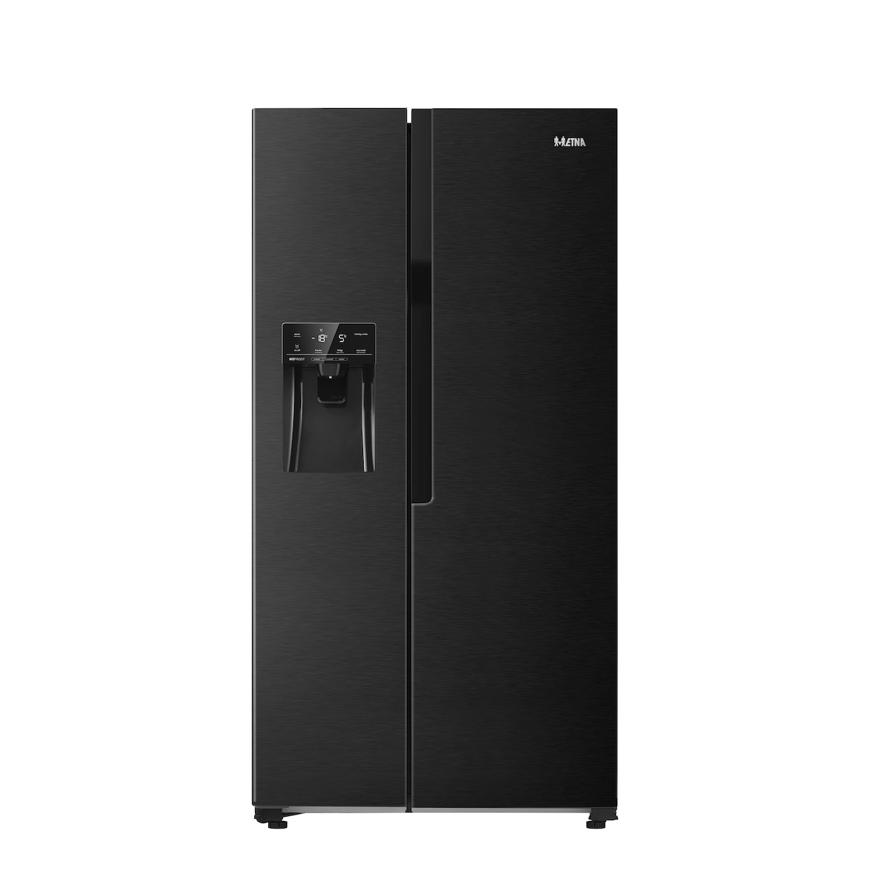 Etna AKV578IZWA Amerikaanse koelkast Zwart