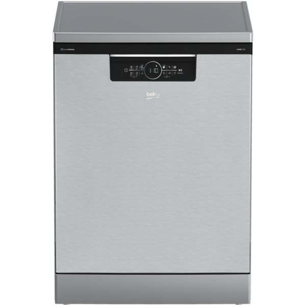 Beko BDFN36560XC Cornerintense Vrijstaande vaatwasser Grijs