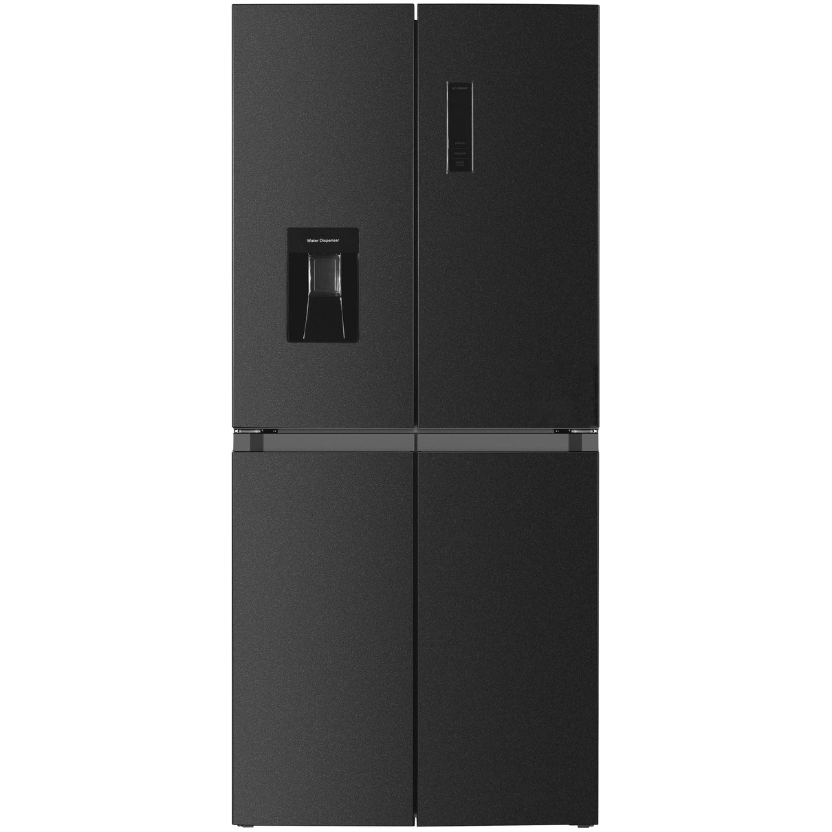 Frilec BONNMD460-WS-150-041CDI Amerikaanse koelkast Zwart