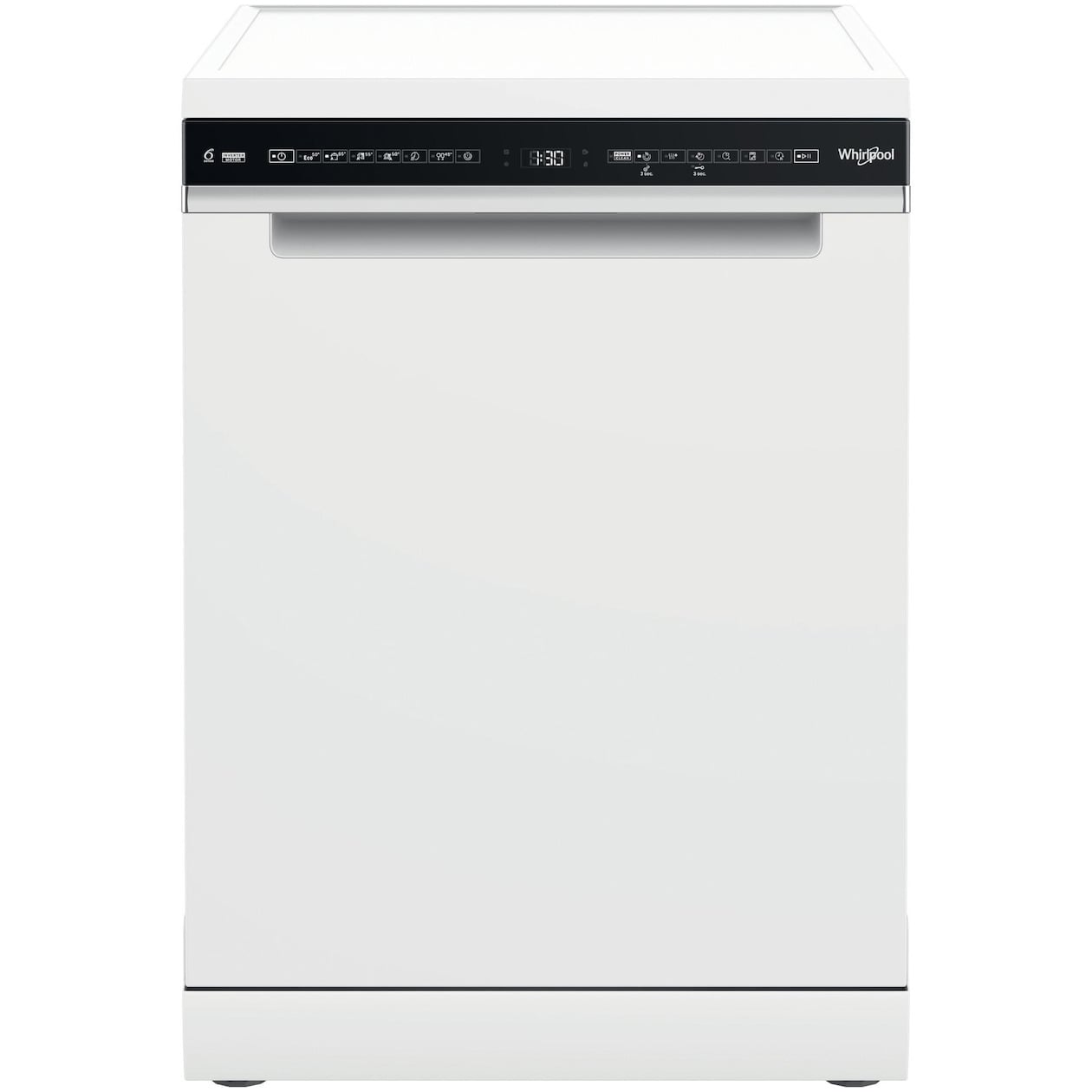 Whirlpool W8F HS61W Vrijstaande vaatwasser Wit