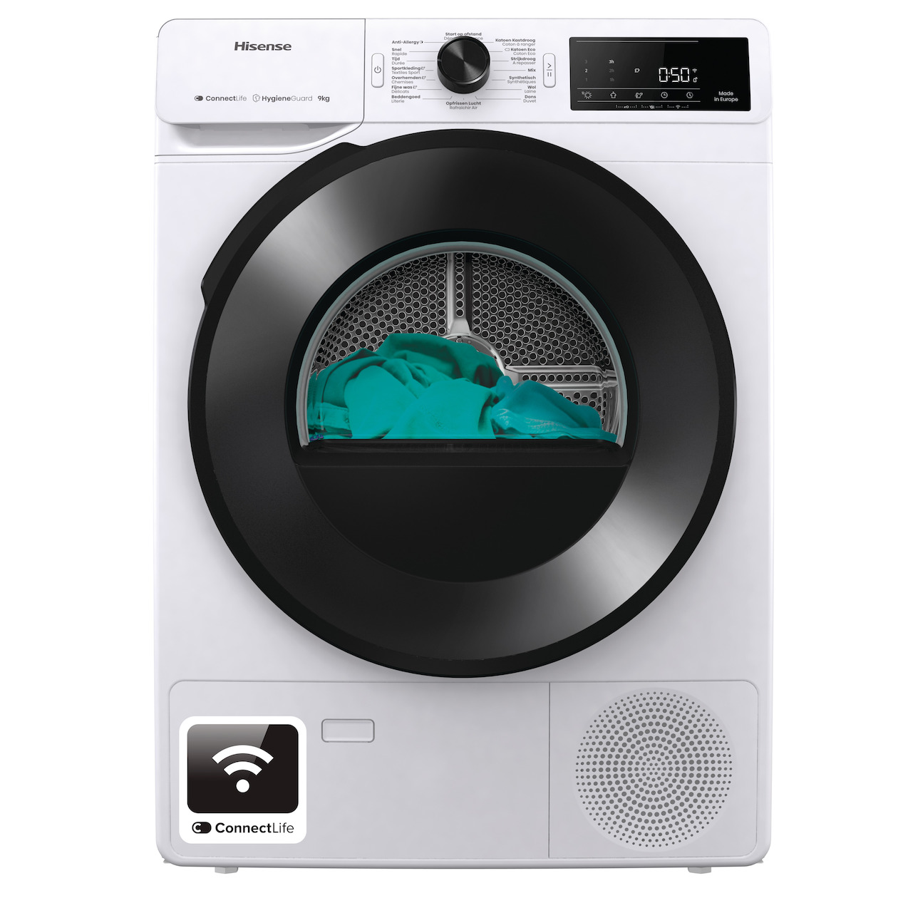 Hisense DH3V903UW/BLX Warmtepompdroger Wit